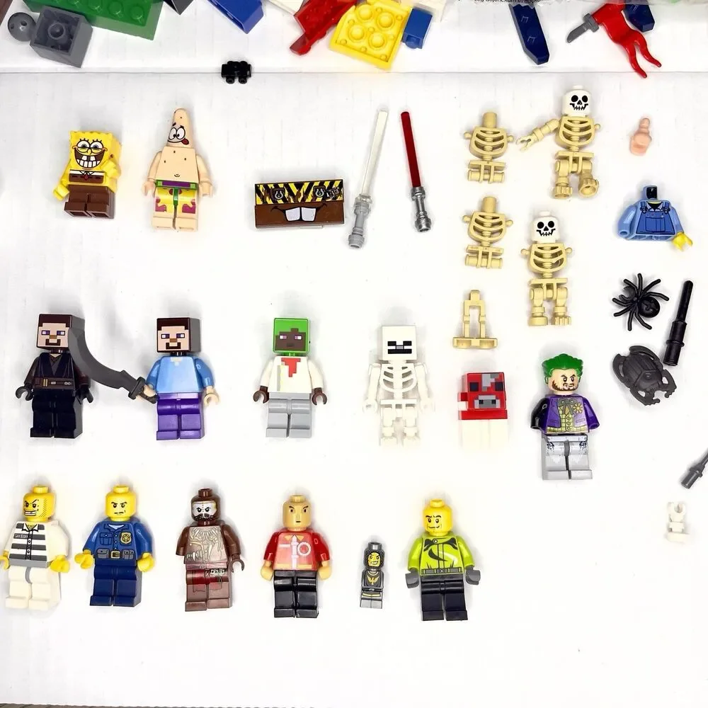 Giant LEGO Mixed Lot OVER 3 Lbs People Pieces Accessories Building 3 Lbs 12.2 Oz - Picture 3 of 12